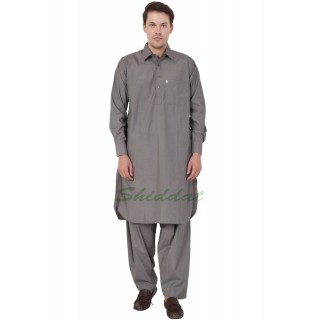 Pathani kurta for men- Dark Grey